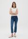 Women's white stretch-blend sleeveless top_1