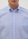 Blue striped cotton-blend shirt with button-down collar, easy-iron, regular fit_1