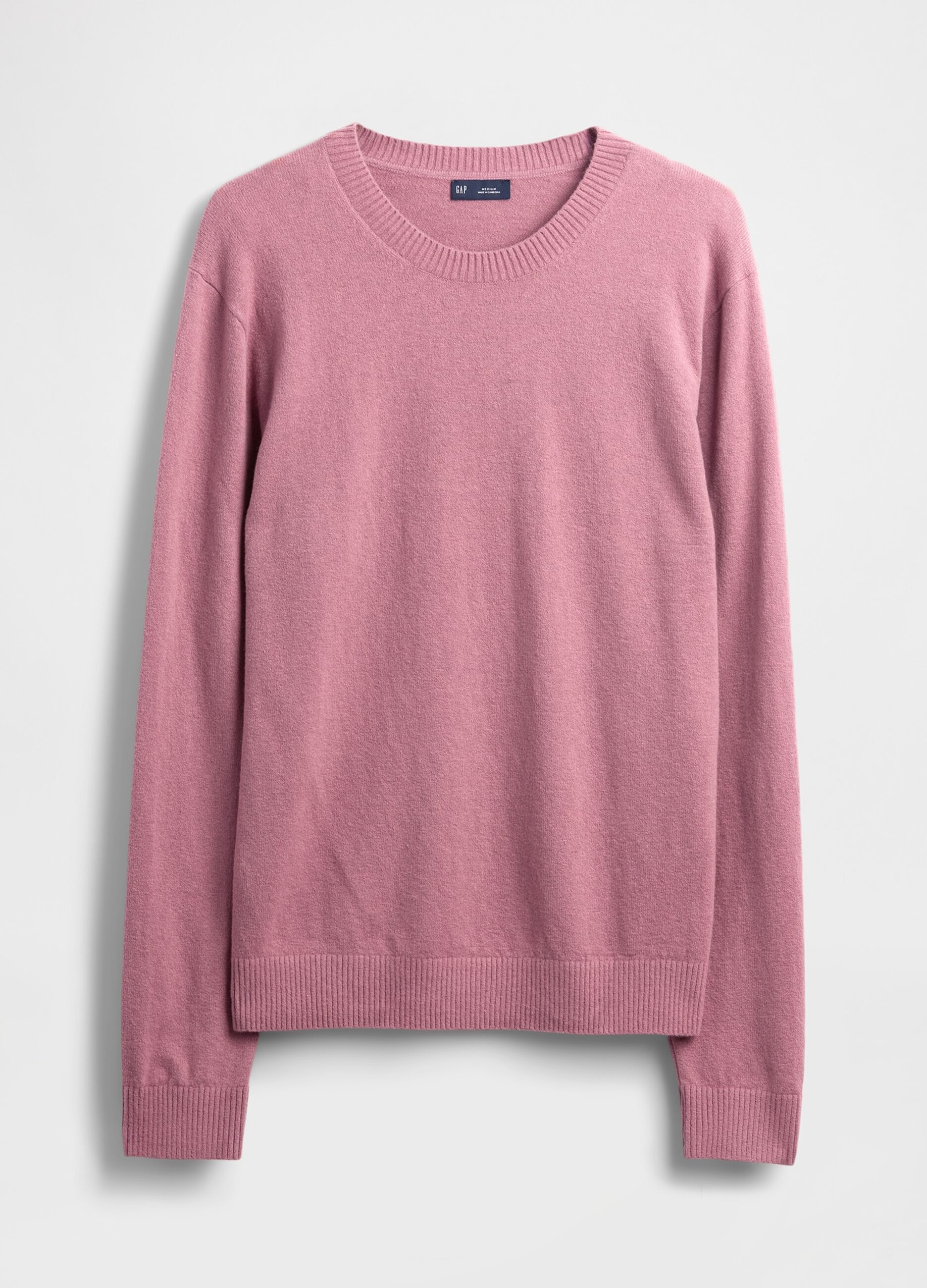 Pink cotton and acrylic sweater