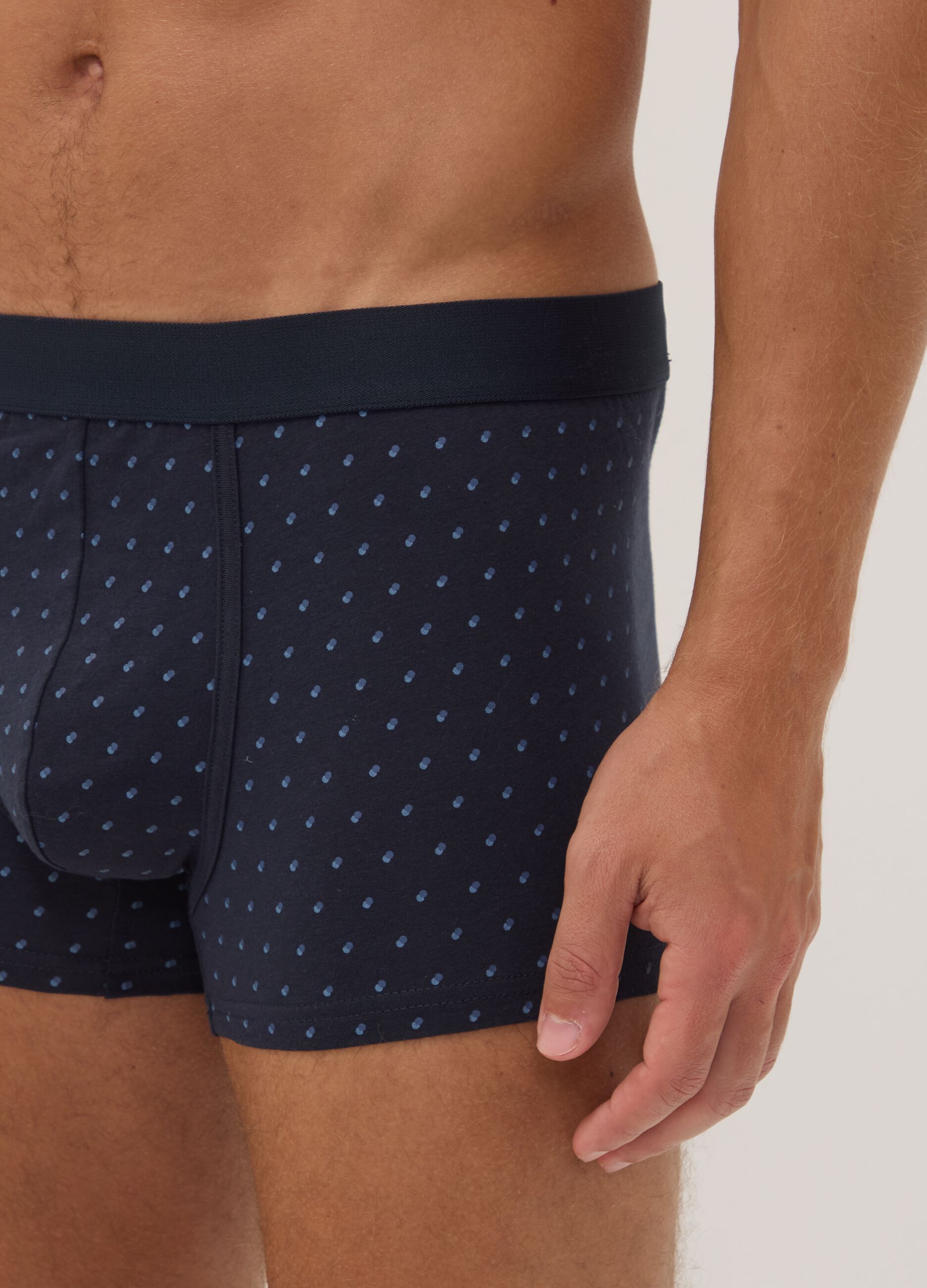 Multicolour 3-pack of stretch organic cotton boxers