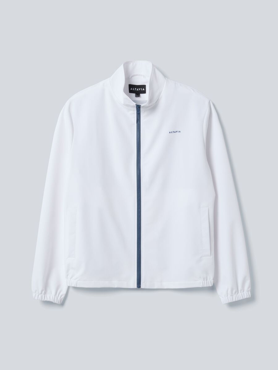 White ALTAVIA COURT sports jacket in stretch fabric_4