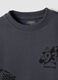 Grey crew-neck sweatshirt in pure organic cotton_2