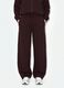 Purple cotton-blend baggy-fit joggers_1