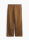 Pantaloni marroni in puro cotone_3
