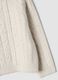 White regular-fit cable-knit stretch jumper_2