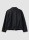 Black regular-fit jacket with zip and collar_2