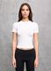 Fitted White Logo T-shirt_0