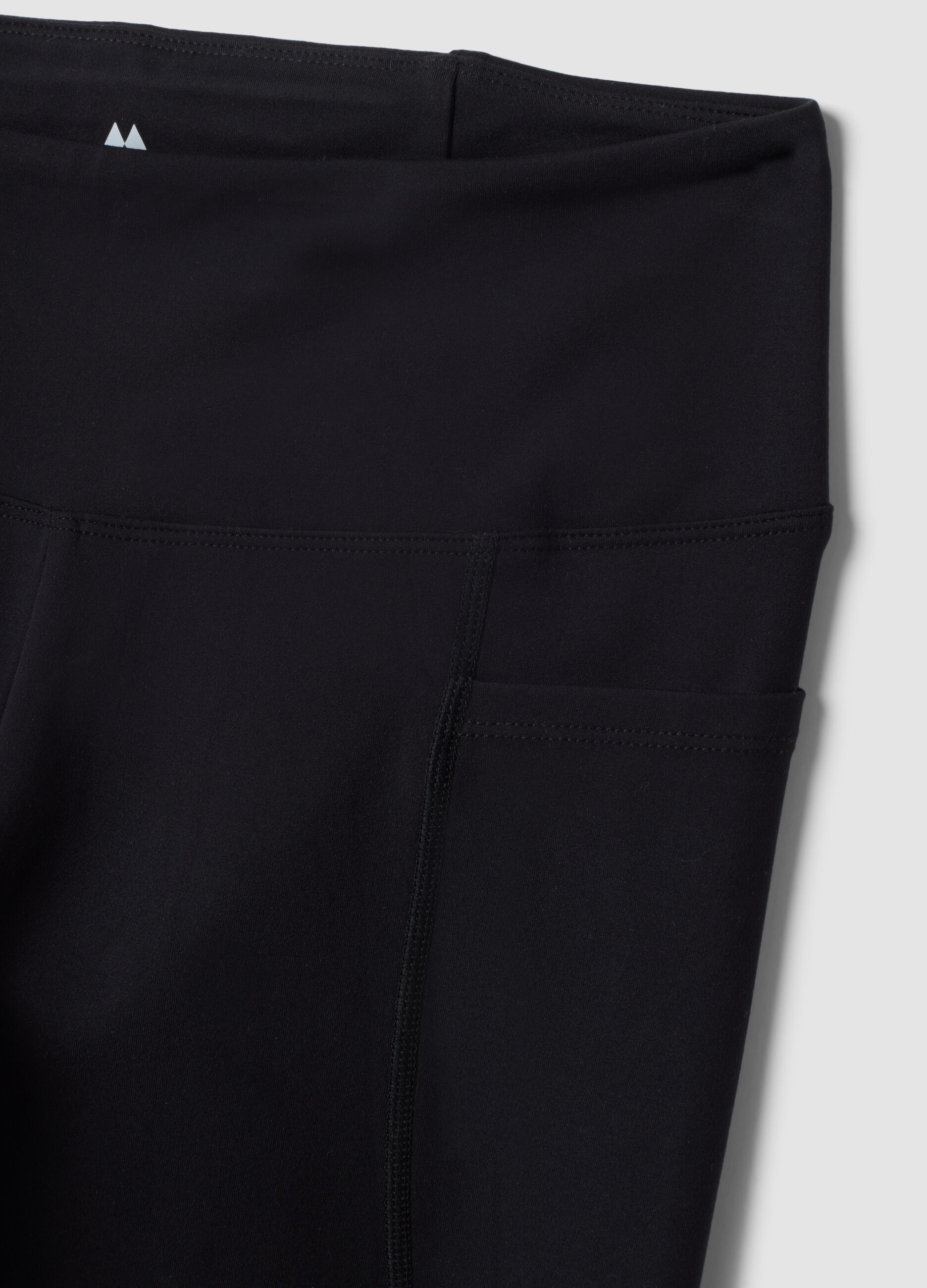 Black stretch-fabric leggings ALTAVIA RUNNING