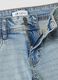 Light blue stretch cotton flare jeans_1