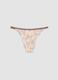 Slip beige in cotone organico con stampa floreale e pizzo_2