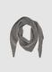 Grey stretch-fabric scarf_0