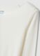 White stretch modal crew-neck T-shirt, regular fit_1