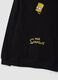 Black pure cotton hoodie with The Simpsons print for boys_5