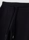 Blue flared joggers in stretch organic cotton_1