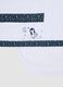 White and blue pure cotton baby sheet with penguin print_1