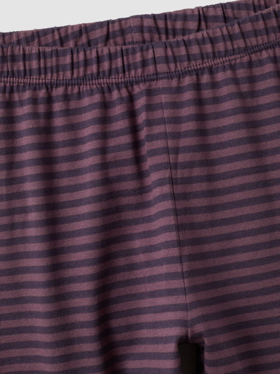 Purple organic cotton skate-print pyjamas for boys_3