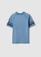 Boys' blue pure cotton regular fit t-shirt with print_4