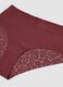 Red stretch-fabric briefs with floral inserts_1
