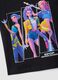 Black pure cotton T-shirt with K-Pop Demon Hunters print for girls_2