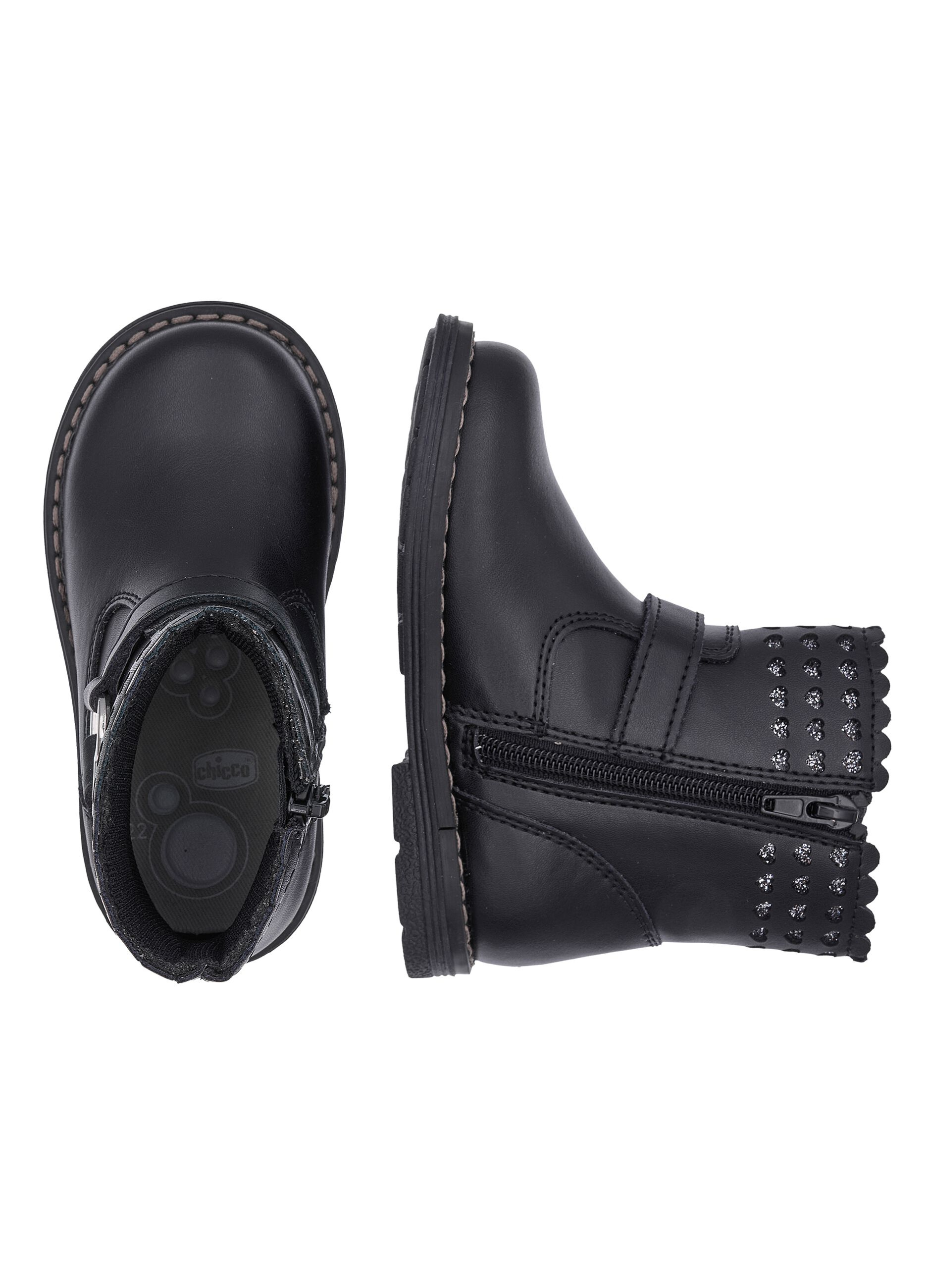 Chicco Black Ankle Boots for Girls