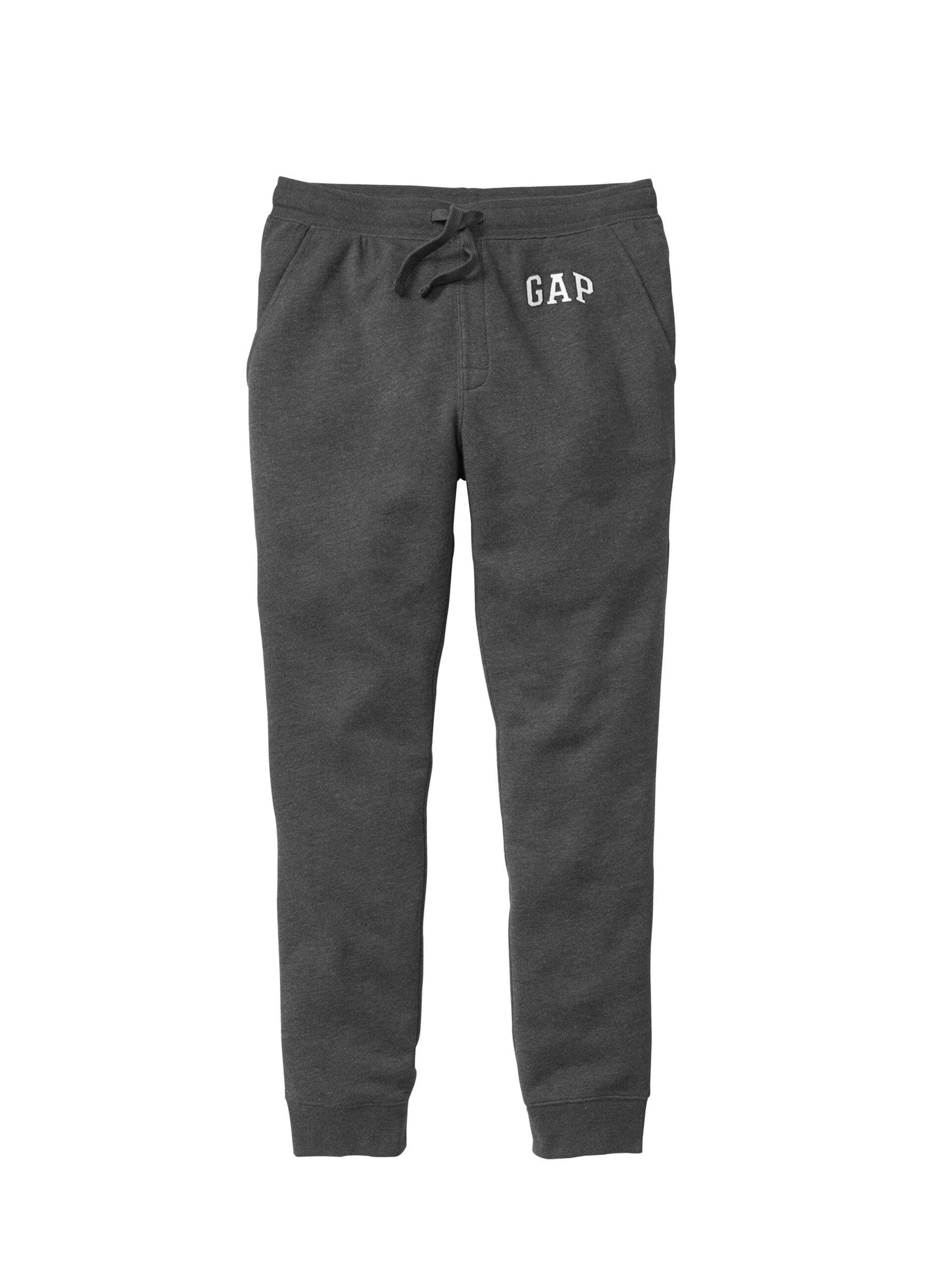 Fleece joggers with logo print