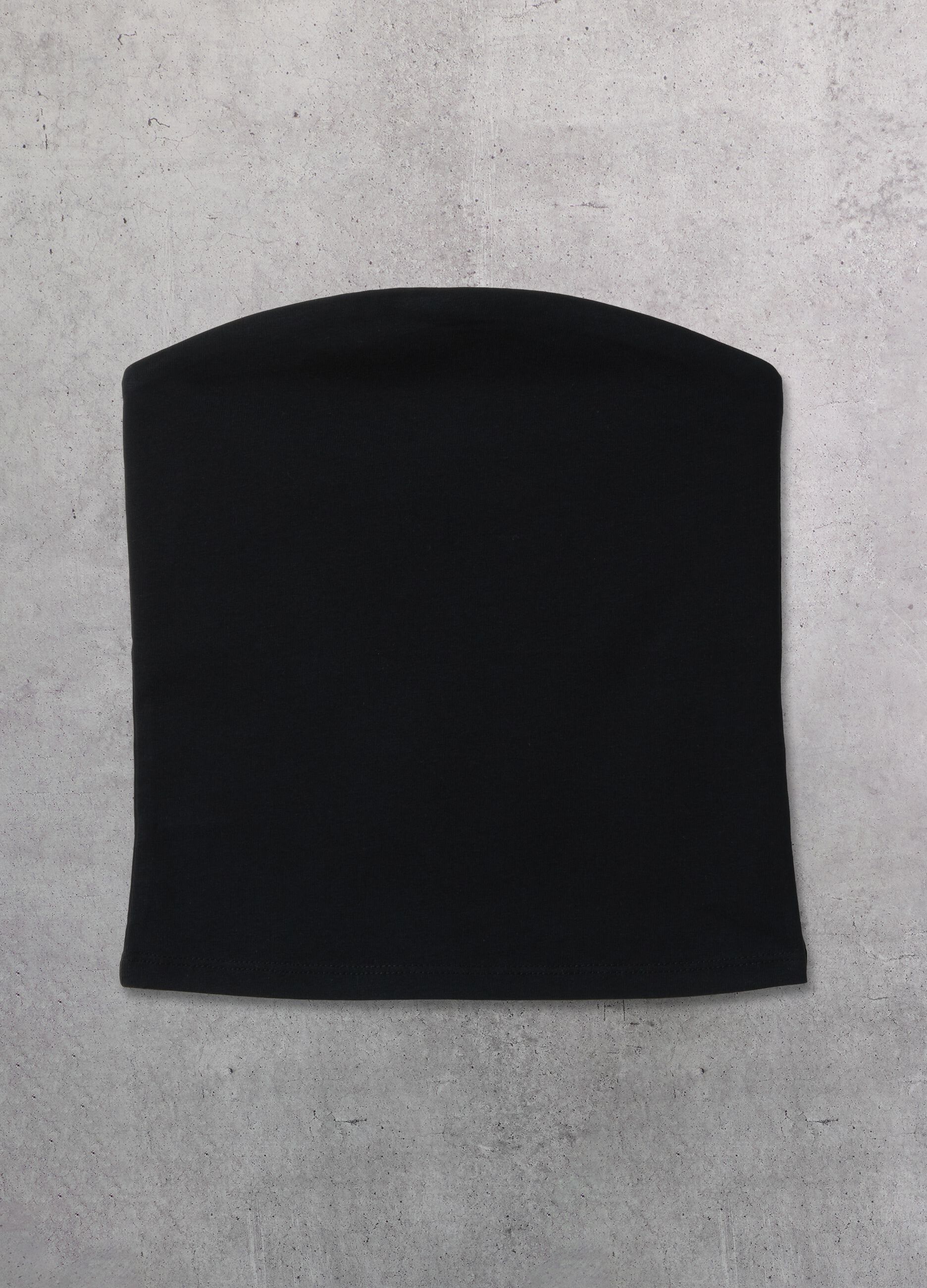 Black Bandeau Top
