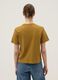 Brown short-sleeve pure cotton T-shirt, regular fit_3