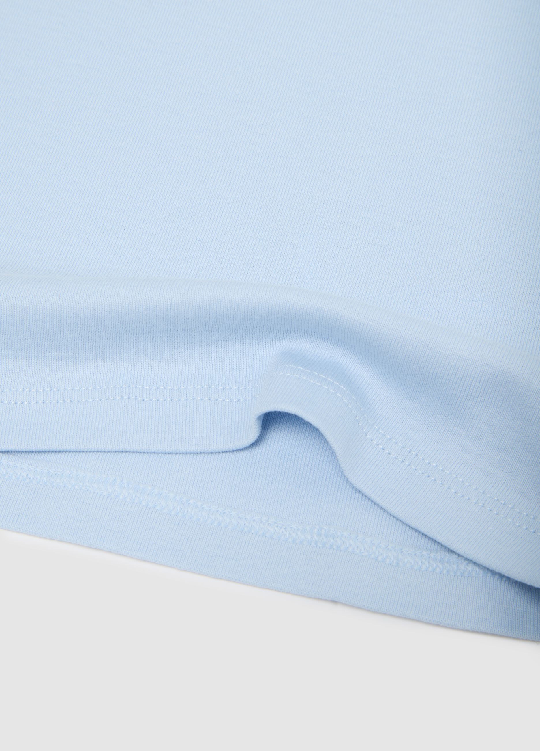 Pack of three multicolour regular fit newborn t-shirts in pure cotton