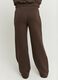 Brown Cotton Blend Regular Fit Trousers_2