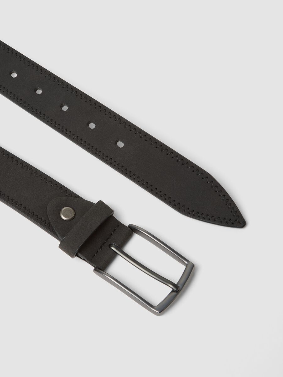 Black belt with pin buckle_1