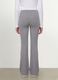 Grey flared trousers in organic cotton and stretch viscose_3