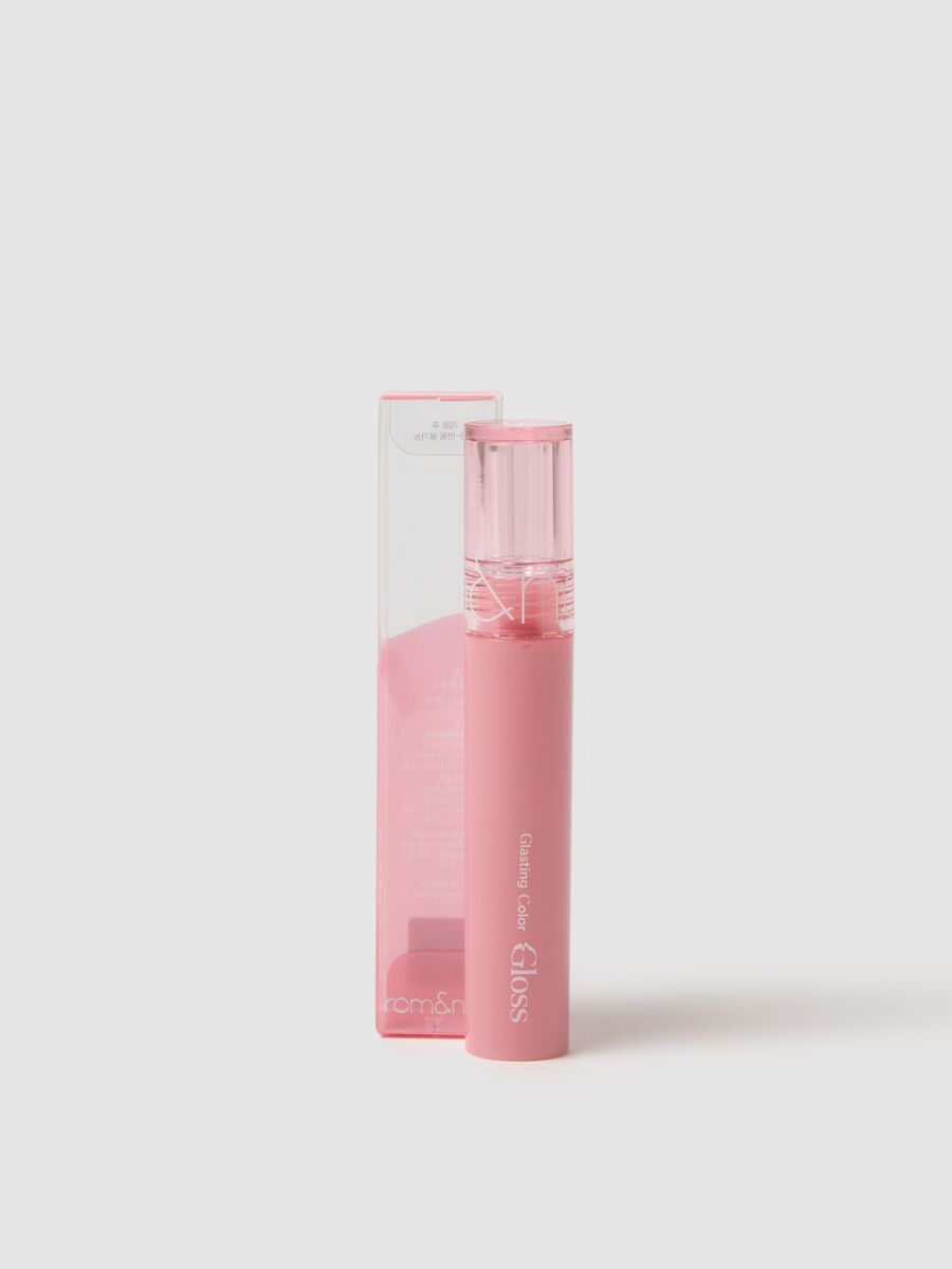 ROM&ND GLASTING COLOR GLOSS 01 PEONY BALLET COLOURED LIP GLOSS - Korean make-up_0