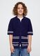 Blue Short Sleeve Polo in Pure Cotton by OVS_0