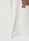 T-shirt bianca in cotone elasticizzato con girocollo_3