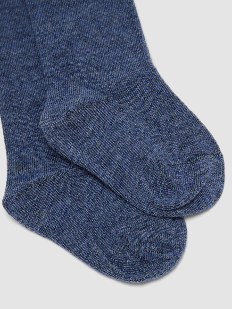 3-pack of multicolour long socks in stretch organic cotton_2
