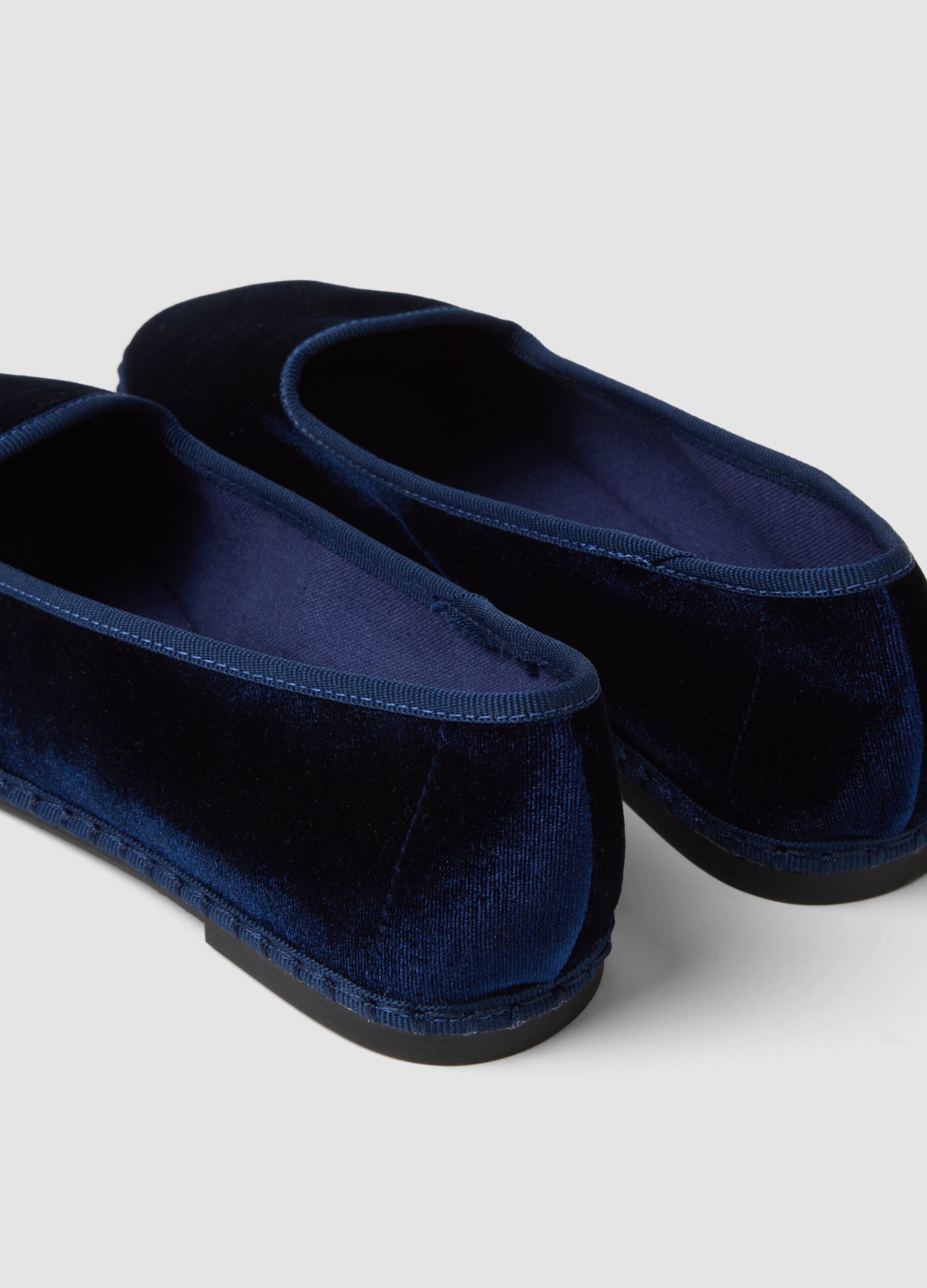 Classic blue ballet flats
