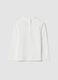 White pure cotton T-shirt with teddy bear print_1