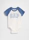 Pure cotton bodysuit with logo_0