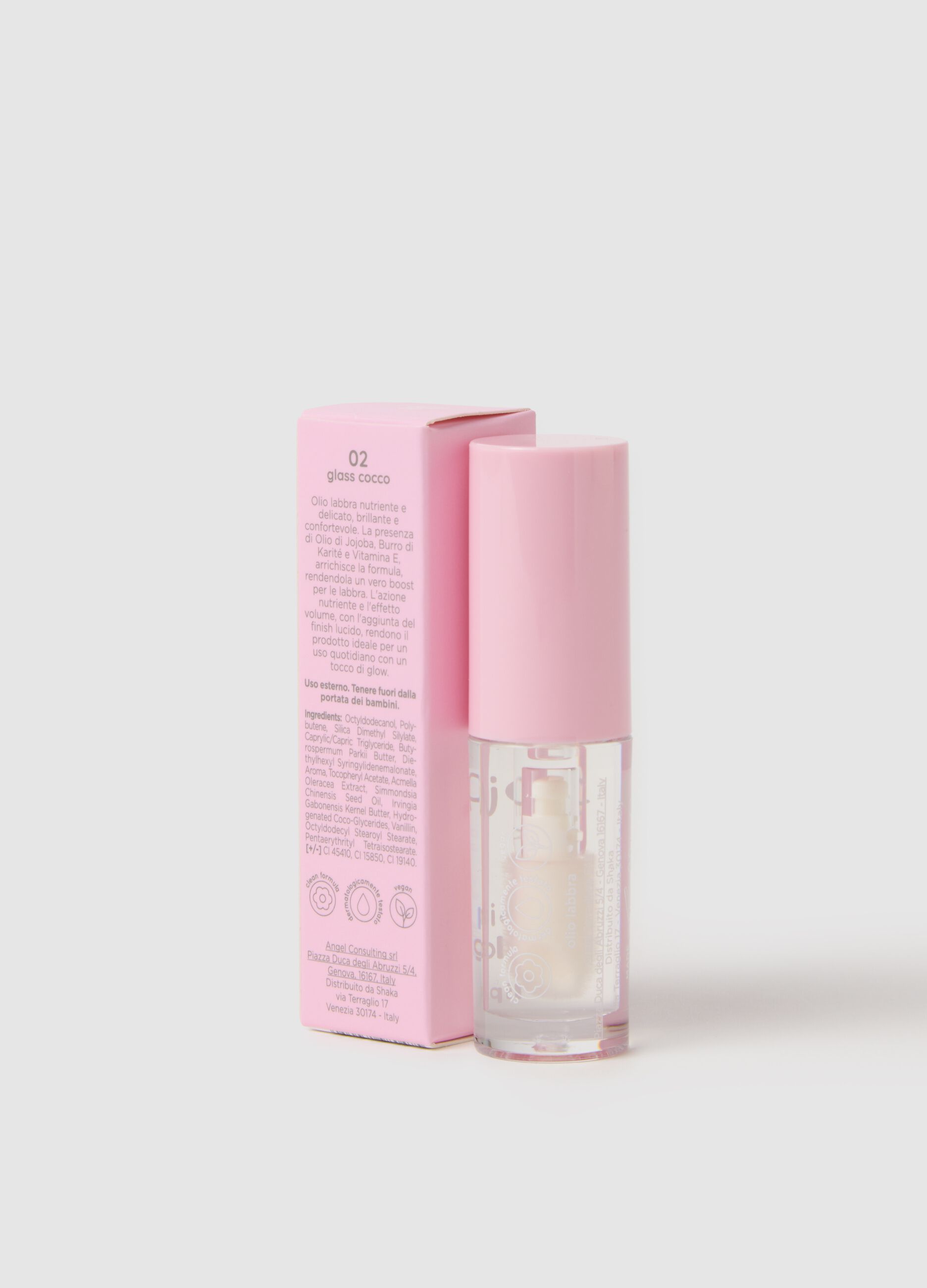 Pink Glass Lip Oil 02 GLASS COCO