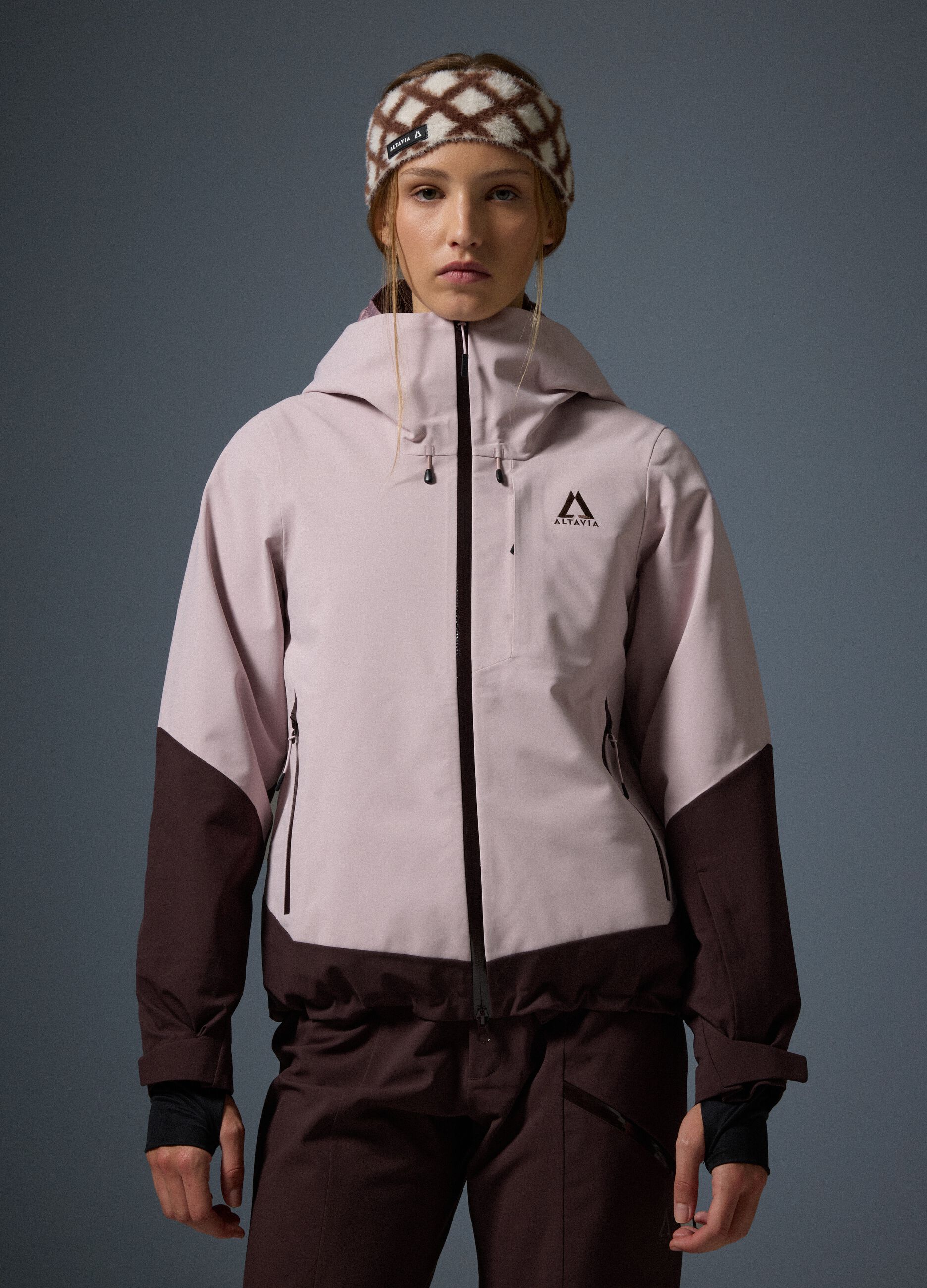 Water-Repellent Ski Shell with Mini Skirt ALTAVIA WITH DEBORAH COMPAGNONI
