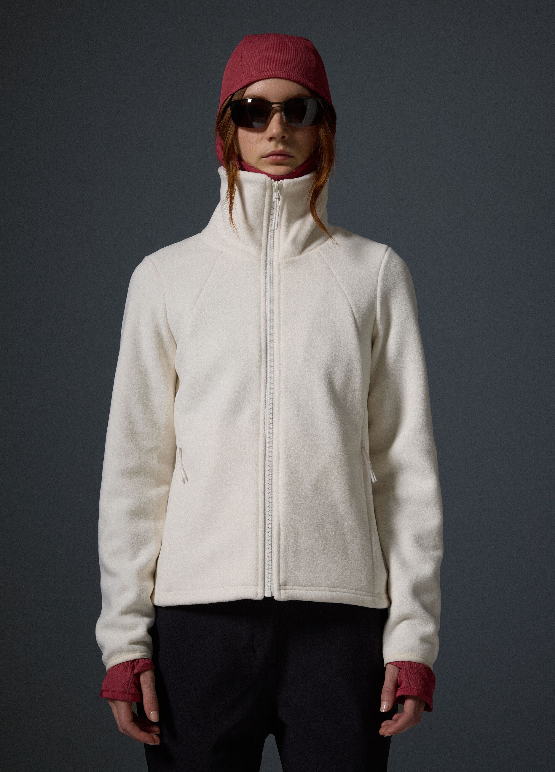 Pile Full Zip 2 Way Stretch ALTAVIA WITH DEBORAH COMPAGNONI