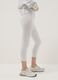 Grey cotton blend skinny leggings for girls_2