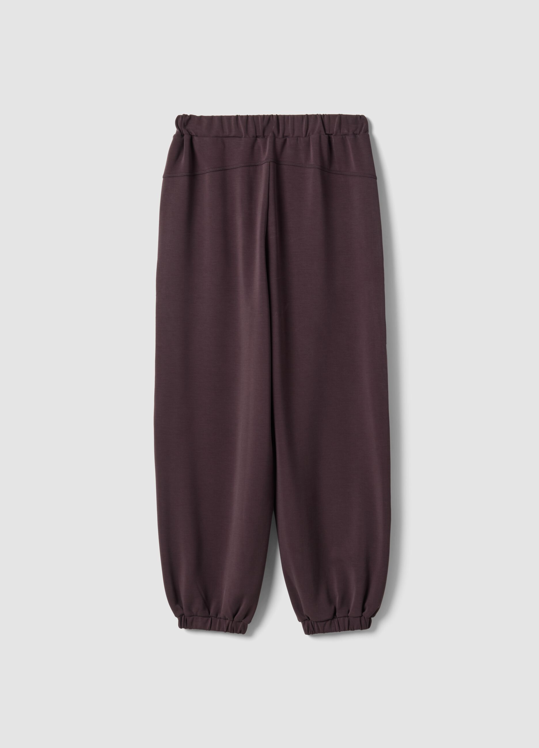Purple soft-touch jogging bottoms ALTAVIA STUDIO