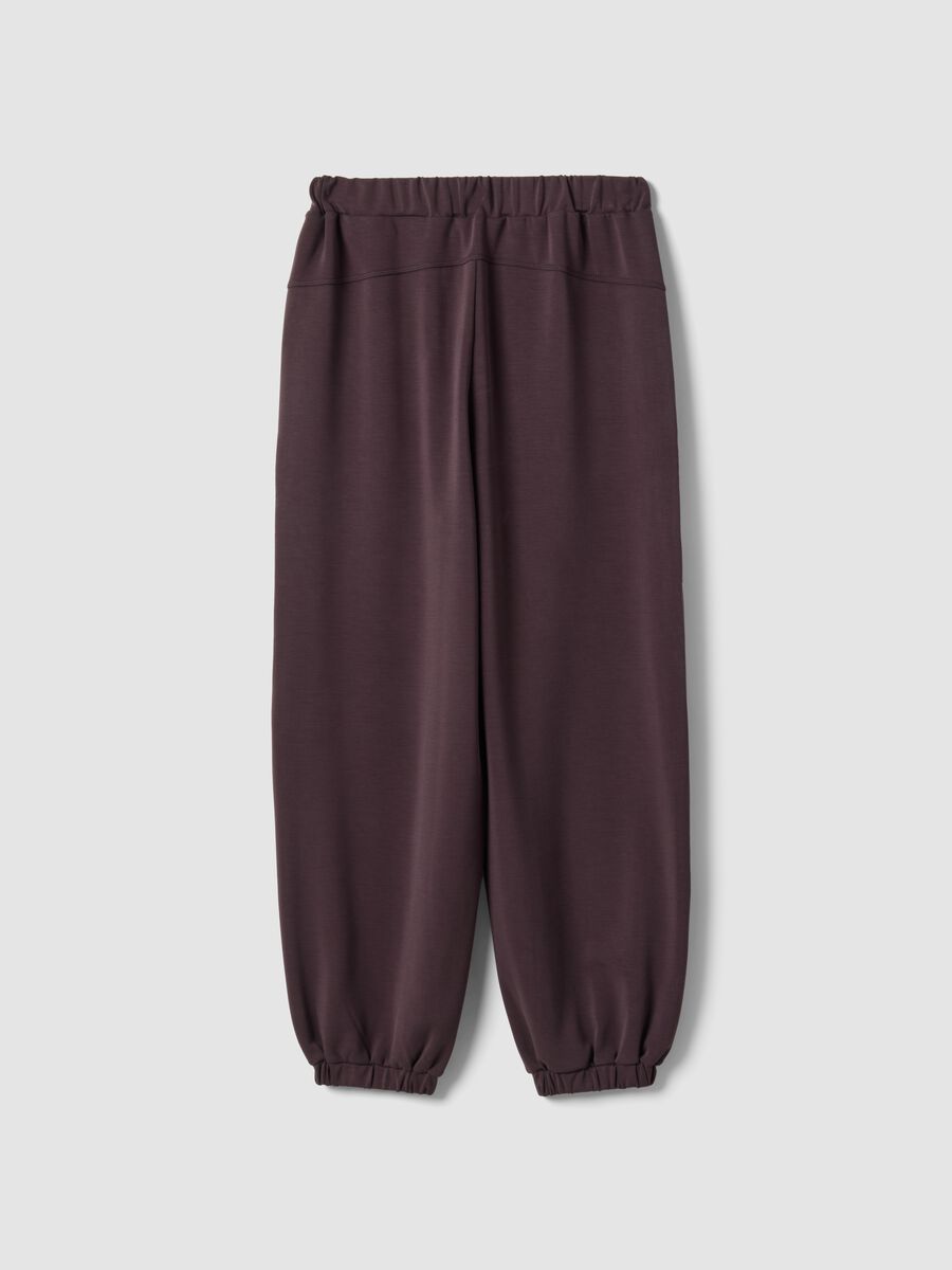 Purple soft-touch jogging bottoms ALTAVIA STUDIO_6