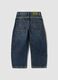 Blue relaxed-fit pure cotton jeans for boys_2