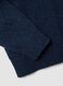 Blue crew-neck cotton and wool-blend jumper_1