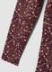 Leggings viola skinny in cotone organico elasticizzato con fantasia floreale_3