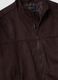 Giacca cropped marrone imbottita con zip over fit_5