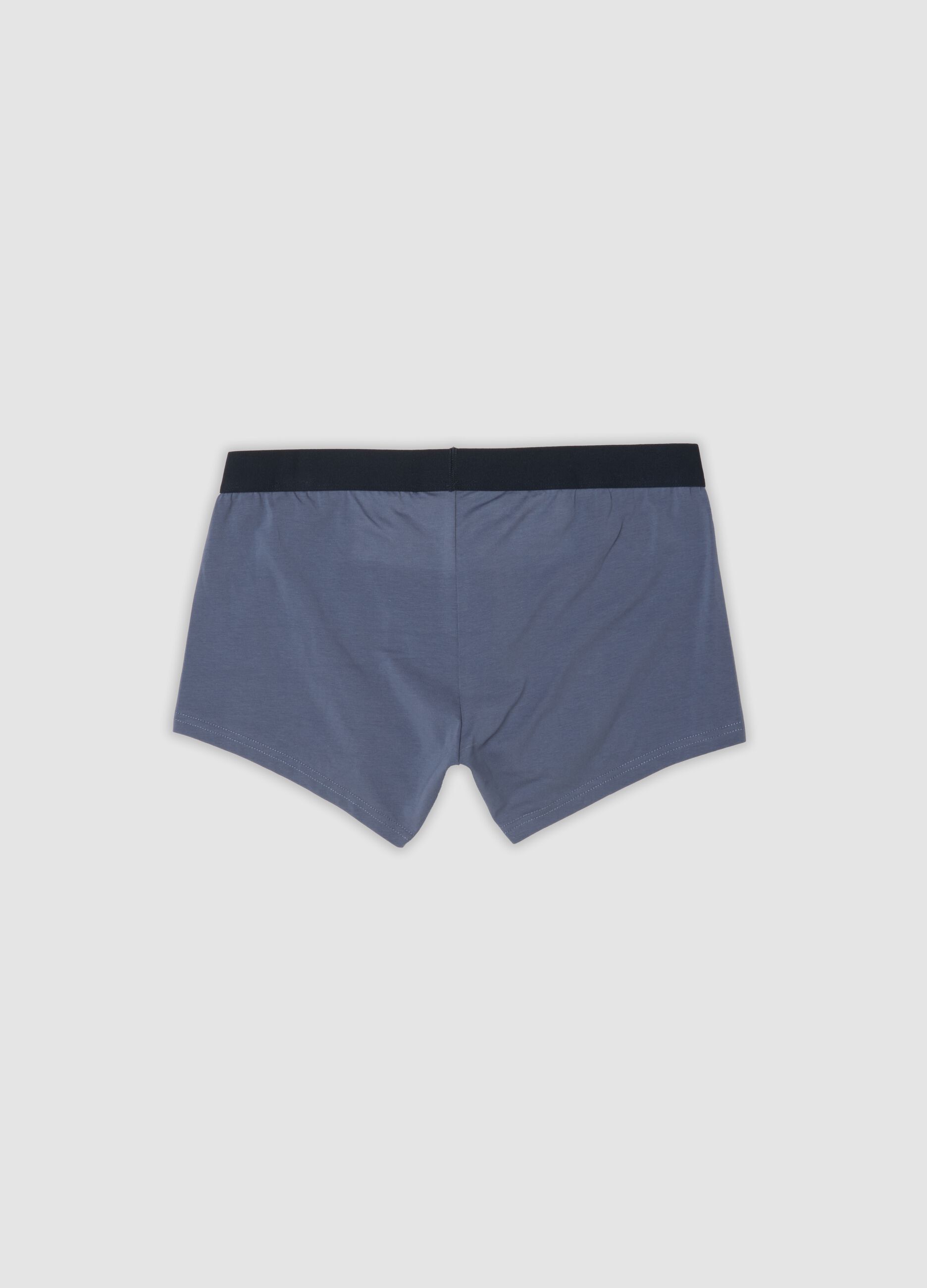 Multicolour 3-pack of stretch organic cotton boxers