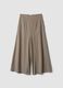 Beige wide-leg trousers in stretch viscose_2